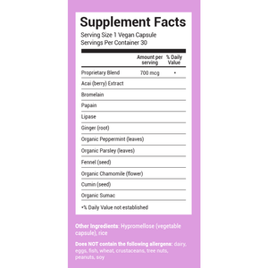 BLOTamin supplements facts