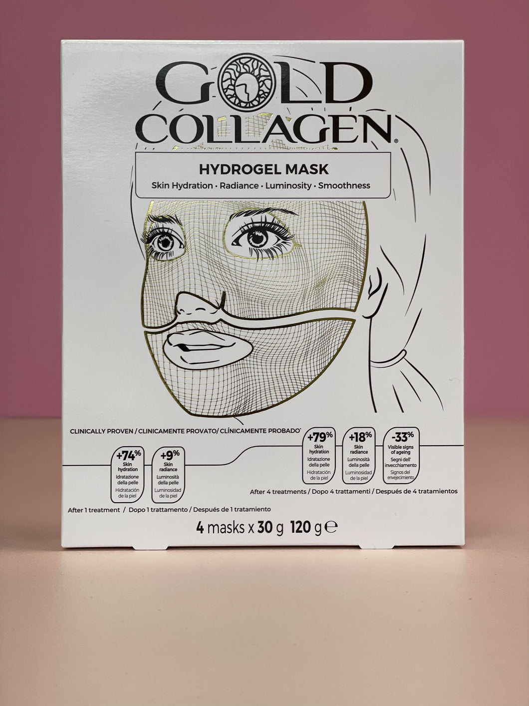 Gold Collagen HYDROGEL mask 