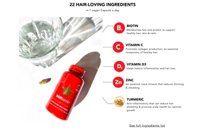 HAIRtamin 22 hair loving ingredients